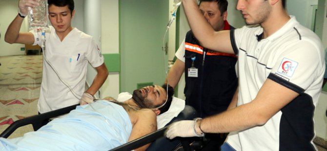 Seyyar balıkçı tabancayla bacaklarından vuruldu