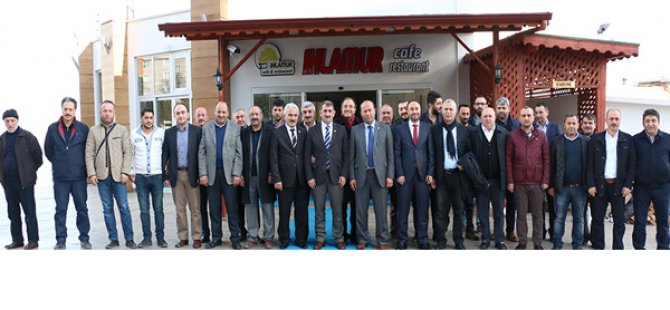 KÖKTAŞ iŞADAMLARI VE ESNAFLA BULUŞTU