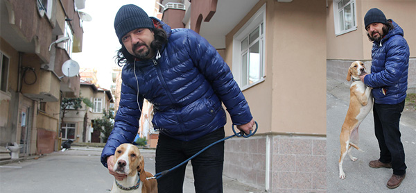KÖPEĞİNİ BİR AY SONRA BULDU