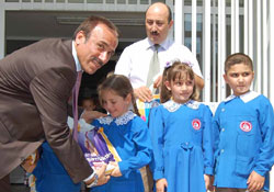 Canik'te törenle başladı eğitime