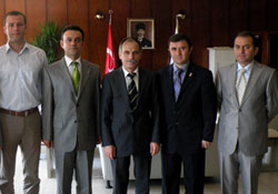 Mühendisler'den Rektör'e ziyaret