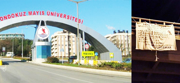 AFİŞLİ PROTESTO...