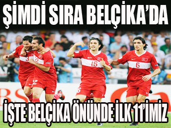 Şimdi sıra Belçika'da ...