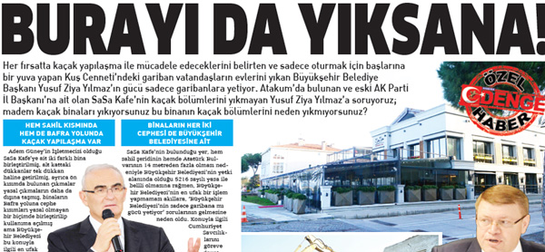 HABERİMİZ SES GETİRDİ