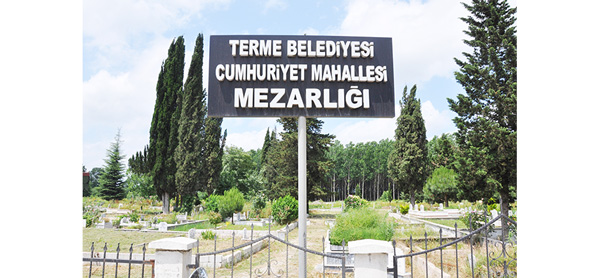 Terme’de Mezarlık Düzenleme Çalışmaları