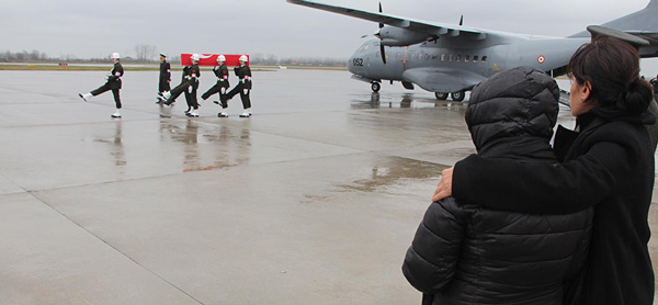 Şehit Astsubay Memleketine Uğurlandı