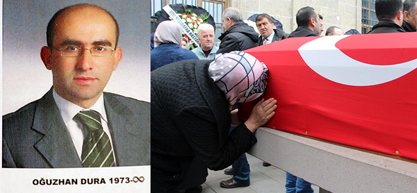 GÖYAŞLARIYLA UĞURLANDI...