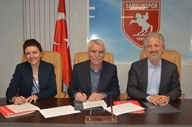 SAMSUNSPOR YENİ ANLAŞMAYA İMZA ATTI