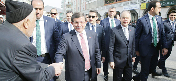 Davutoğlu ve Kılıç Kızılcahamam'da