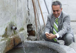 Balaç'taki tarihi çeşme onarılıyor