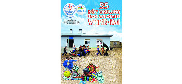 55 Köy Okuluna Spor Malzemesi
