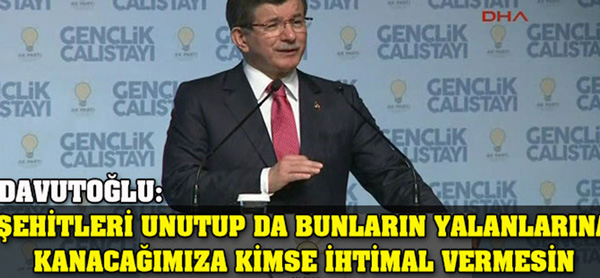 Davutoğlu Kocaeli Gençlik Çalıştayı'nda