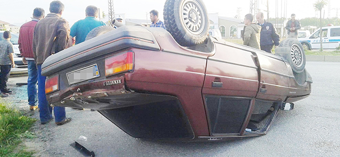 Çarşamba'da Kaza: 1 Yaralı