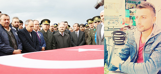 SAMSUN ŞEHİDİNİ UĞURLADI