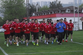 SAMSUNSPOR'DA MORALSİZ ANTRENMAN