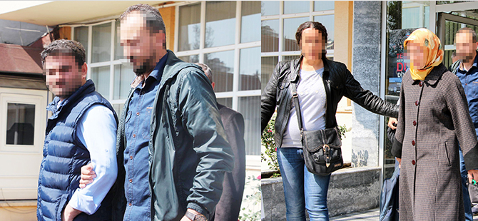 SAMSUN'da Erzurum merkezli sürdürülen FETÖ-PDY operasyonunda birisi kadın 2 kişi gözaltına alındı..