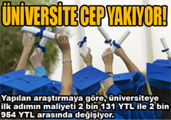 Üniversite 'cep' yakıyor! ...