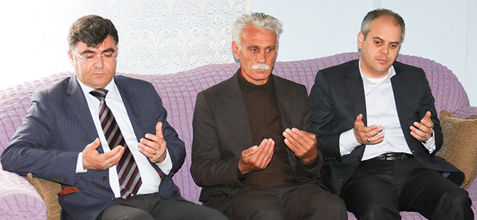 ŞEHİT AİLESİNE TAZİYE ZİYARETİ