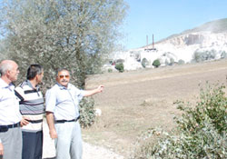 Köylülerin taşocağı tepkisi