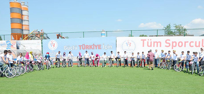 SALIPAZARI'NDA BİSİKLET ŞENLİĞİ
