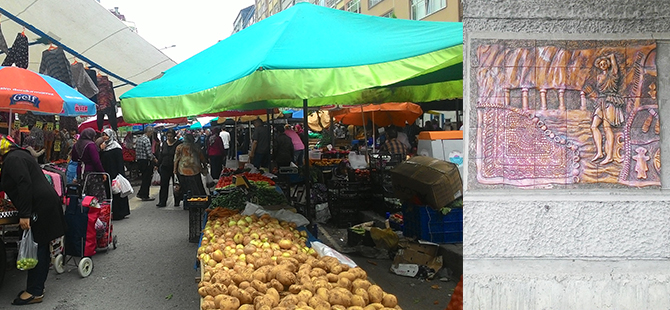 ŞEHRİN GÖBEĞİNDE PAZAR REZALETİ