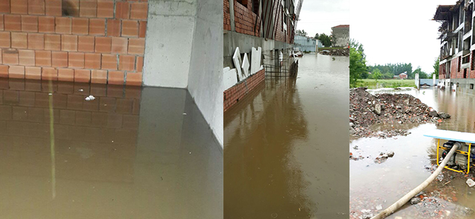 PANSİYON İNŞAATI ÇİLEYE DÖNÜŞTÜ