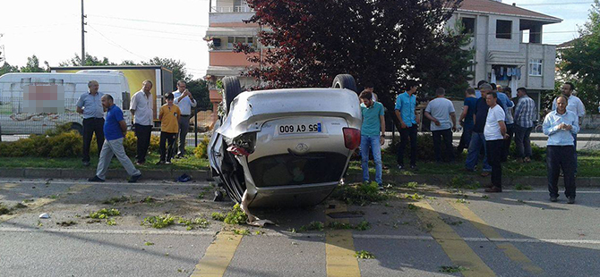 KAZADA BİR KİŞİ YARALANDI