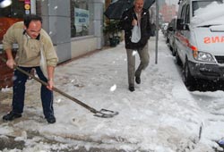Kar esnaf için kabus oldu
