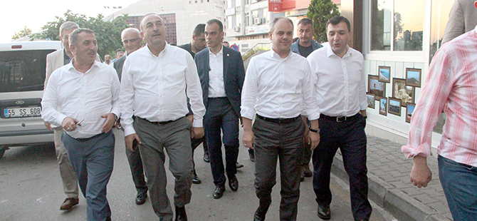 İKİ BAKAN SAMSUN'DA SABAHLADI