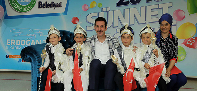 İLKADIM'DA 600 ÇOCUK ERKEKLİĞE İLK ADIMINI ATTI