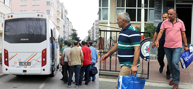 56 Emniyet Mensubu Adliyeye Sevk Edildi