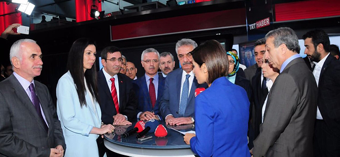 KARAASLAN DAN TÜRKSAT TRT ve CNN TÜRK'E ZİYARET