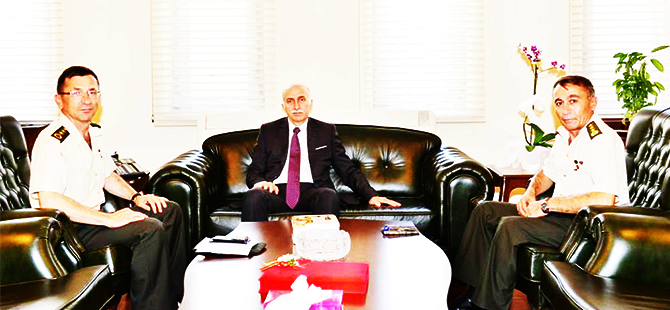 Yeni Komutandan Şahin'e Ziyaret