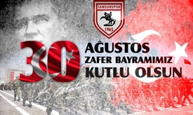 SAMSUNSPOR'DAN ZAFER BAYRAMI KUTLAMASI