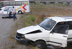 Trafik kazası: 1 yaralı