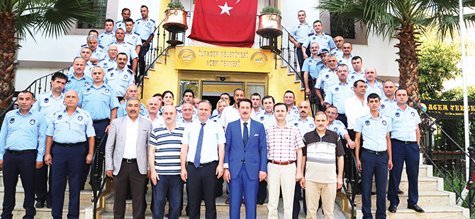 BAŞKAN TOK ZABITALARLA BULUŞTU