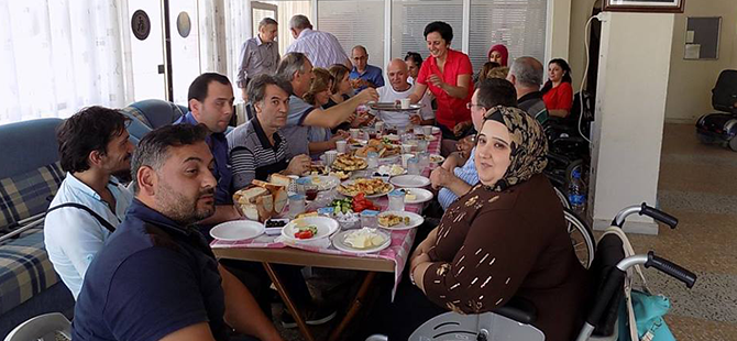 TSD BAFRA ŞUBESİ'NDE KAHVALTILI BAYRAMLAŞMA