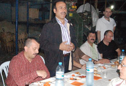 Genç, esnafla iftarda buluştu