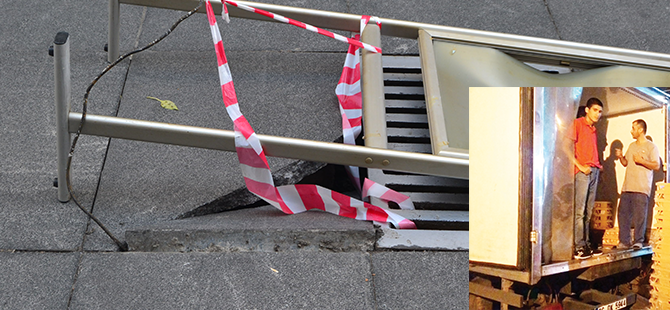 ÇİFTLİK CADDESİ DÖKÜLÜYOR