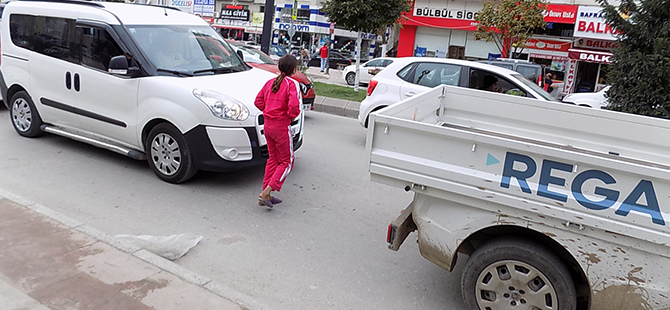 BAFRA TRAFİĞİNDE TEHLİKELİ HAREKETLER