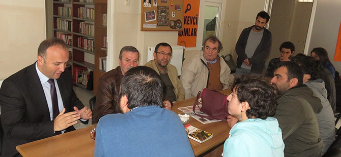 HALK EVİ'NE GEÇMİŞ OLSUN ZİYARETİ