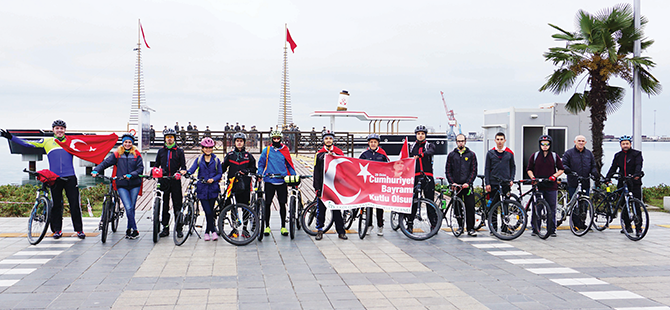EKOBİD'den Cumhuriyet Bisiklet Turu