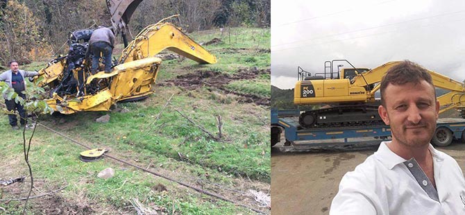 İŞ MAKİNESİ ÇIKARILDI