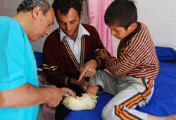 Kaya hastanelik etti