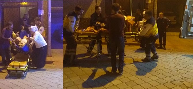 YAŞLI KADIN EVİNDE RAHATSIZLANDI