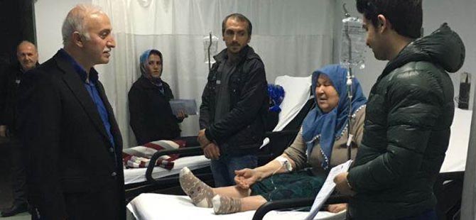 VALİ ŞAHİN HASTALARI ZİYARET ETTİ