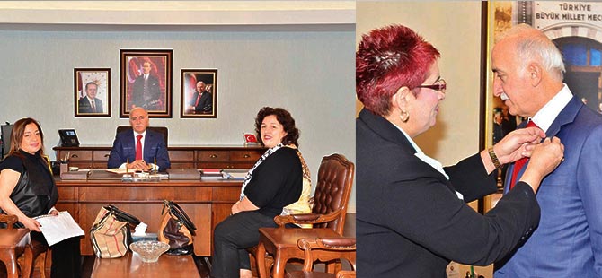 VALİ'YE ÇİFTE ZİYARET