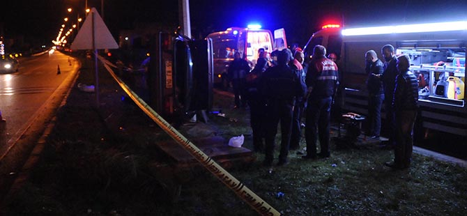 OTOMOBİL KAZASI 1 ÖLÜ