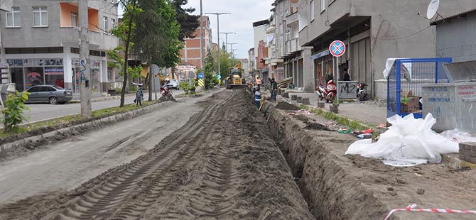 Terme’de Doğalgaz Çalışmaları