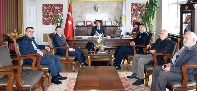 Emniyet Amirlerinden Başkan Kıymaya Ziyaret